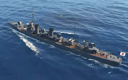 WoWS 駆逐艦 峯風 サムネイル