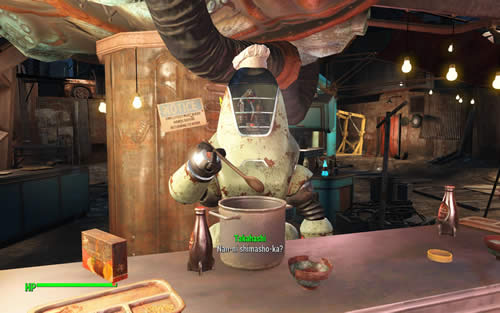 Fallout4 TAKAHASHI のんきに飯を作ってる