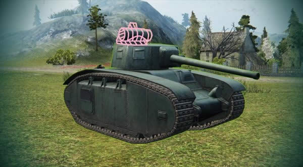 WoT フランス 重戦車 BDR G1 B  キューポラ