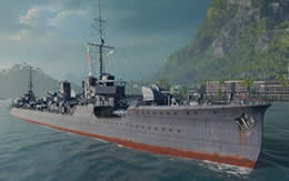 WoWS 日本駆逐艦 睦月 サムネイル