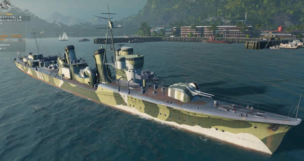 WoWS  吹雪 日本 Tier8 駆逐艦 新迷彩