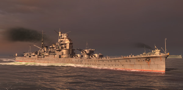 WoWS Tier7 巡洋艦 妙高 日本