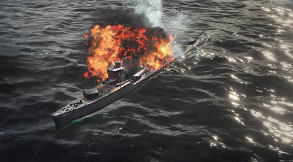 WoWS 駆逐艦 爆発 被弾