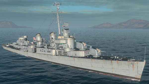 WoWS フレッチャー アメリカ Tier9 駆逐艦