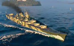 WoWS 日本 Tier8 巡洋艦 最上 迷彩 サムネイル