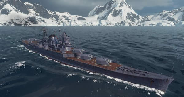 WoWS 最上 日本 Tier8 巡洋艦