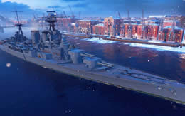 WoWS フッド Tier7 イギリス 課金戦艦 サムネイル