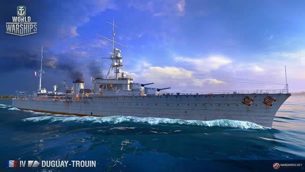 WoWS デュゲイ・トルーアン Tier4 フランス巡洋艦 