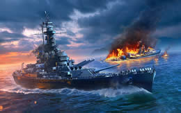 WoWS アラバマ アメリカ Tier8 課金戦艦 サムネイル