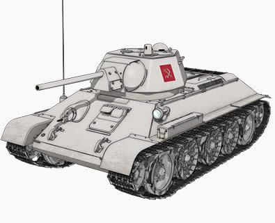 ガールズ＆パンツァー T-34/76 プラウダ高校 中戦車
