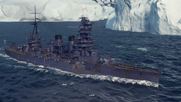 WoWS 妙義 Tier4 日本 戦艦