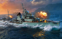 WoWS パンアジア駆逐艦 サムネイル