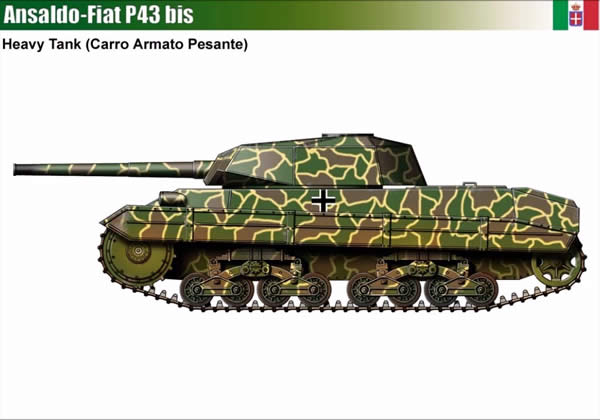 P 43 bis イタリア 戦車