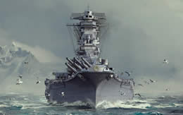 WoWS 戦艦 武蔵 サムネイル