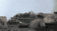 ソ連 SU-100 駆逐戦車 gif 動画02