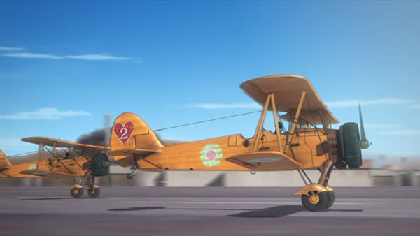 荒野のコトブキ飛行隊 赤とんぼ 九三式中間操縦練習機