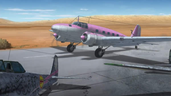 荒野のコトブキ飛行隊   一〇〇式輸送機