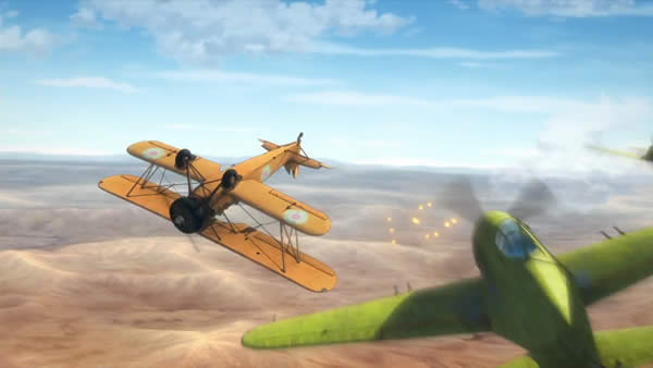 荒野のコトブキ飛行隊 赤とんぼの凄い空戦機動 紫電改