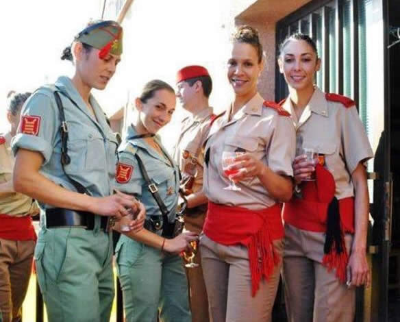 スペイン 青師団 軍服 女性